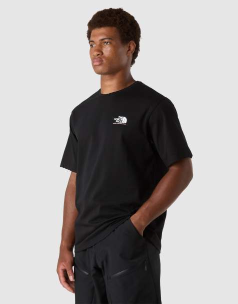 The North Face M nse repeat relaxed ss tee in tnf black/tnf white - view 1