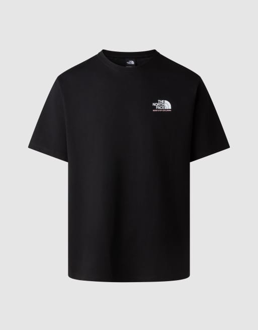The North Face - M NSE Repeat - T-shirt décontracté à manches courtes - Noir tnf et blanc tnf, 3 de 4