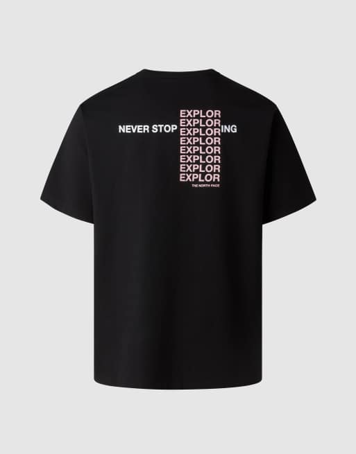 The North Face - M NSE Repeat - T-shirt décontracté à manches courtes - Noir tnf et blanc tnf, 4 de 4