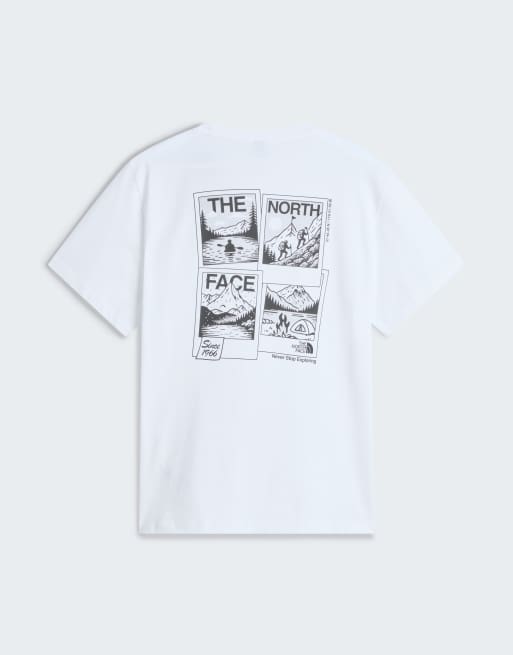 The North Face M photo souvenir relaxed ss tee in tnf white/tnf white, 3 of 4