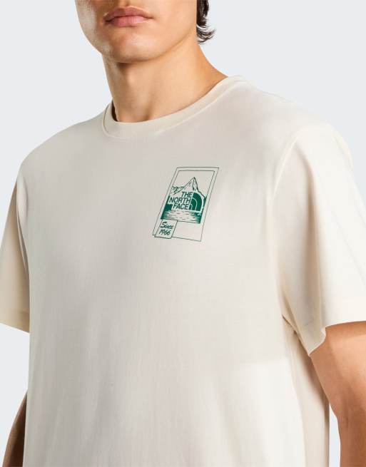 The North Face M photo souvenir relaxed ss tee in white dune/white dune, 2 of 4