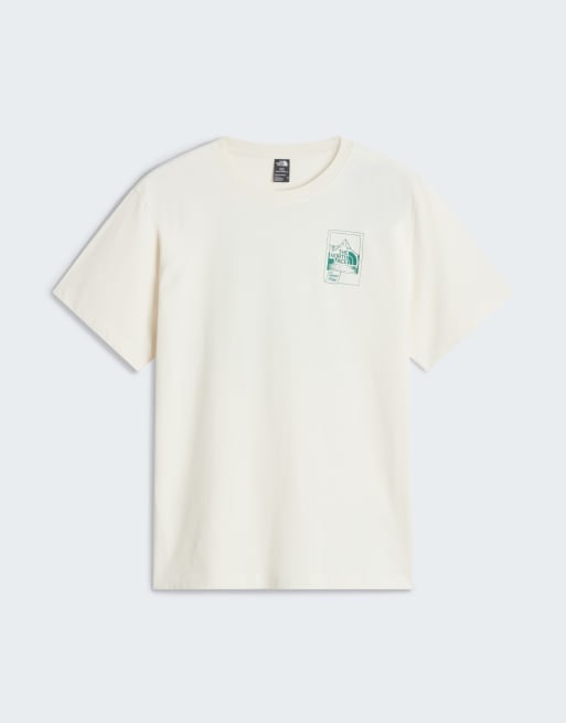 The North Face M photo souvenir relaxed ss tee in white dune/white dune, 4 of 4