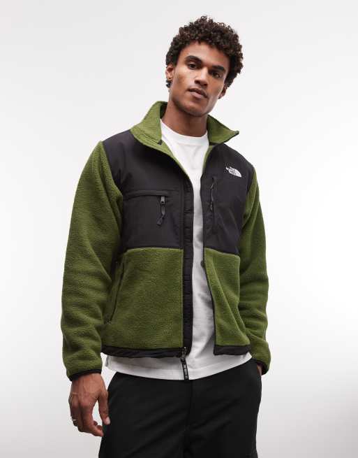 The North Face - M Retro Denali - Giacca verde bosco/nero tnf, 3 di 5