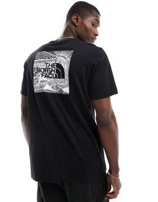 The North Face M s/s redbox celebration tee in tnf black