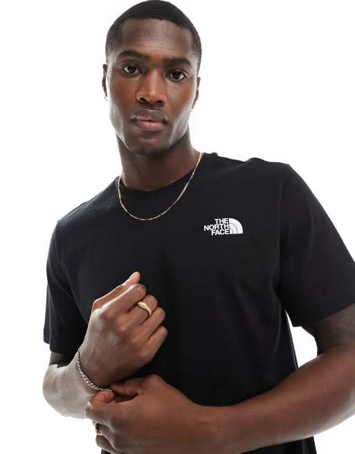 The North Face M s s redbox celebration tee in tnf black ASOS