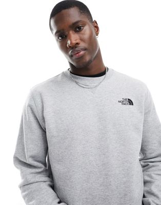 The North Face M simple dome crew in tnf light grey heather - ASOS Price Checker