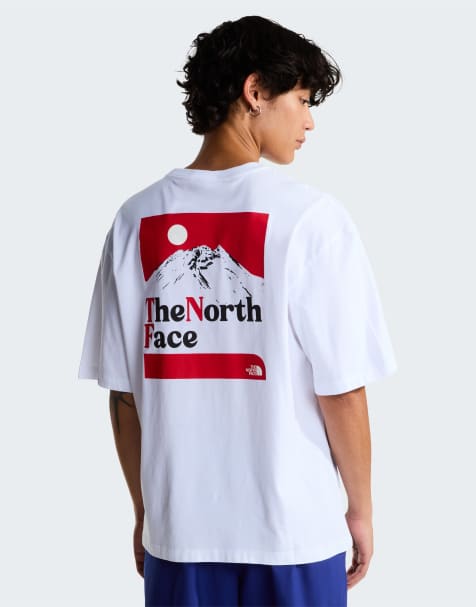 The North Face – M The Right Side – Oversize-T-Shirt in TNF-Weiß/TNF-Rot - view 1