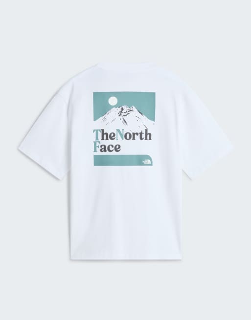 The North Face - M The Right Side - T-shirt oversize a maniche corte bianco tnf/bianco tnf, 3 di 4