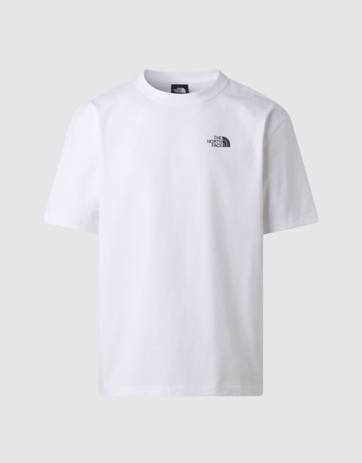 The North Face – M TNF Adventure – Oversize-T-Shirt in TNF-Weiß/Mandarinrot, 3 von 4