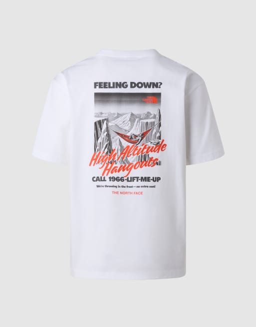 The North Face – M TNF Adventure – Oversize-T-Shirt in TNF-Weiß/Mandarinrot, 4 von 4