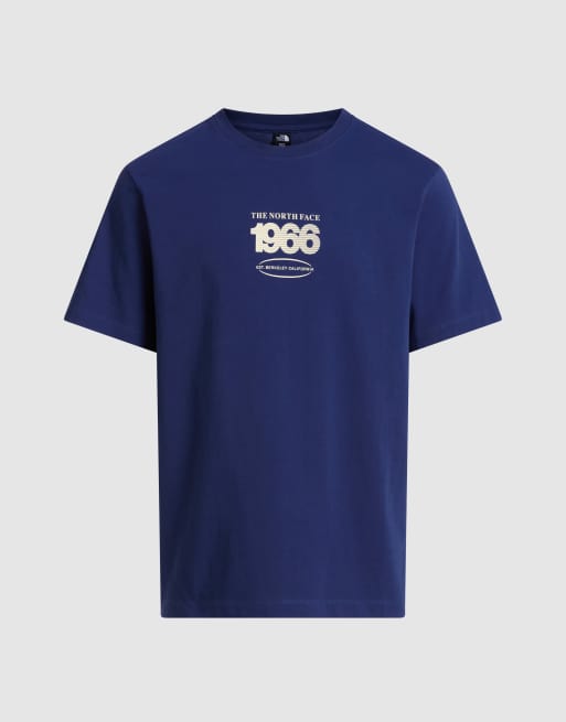 The North Face - M Track - T-shirt comoda blu luna e bianco dune, 3 di 4
