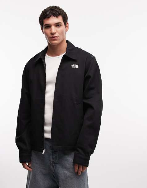 The North Face M twill collared jacket in tnf black - view 1