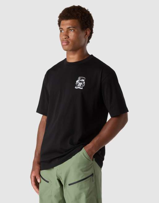 The North Face – M Weekend Rockin – Kurzärmliges Oversize-T-Shirt in TNF-Schwarz/TNF-Weiß, 2 von 4