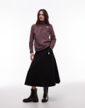 [The North Face] The North Face M66 canvas skirt in black 12 Tnf black