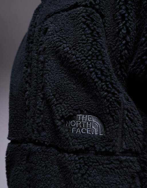 The North Face M66 extreme pile fleece zip up jacket in black