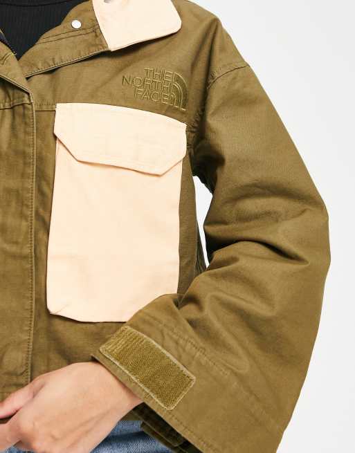 The north shop face canvas jacket