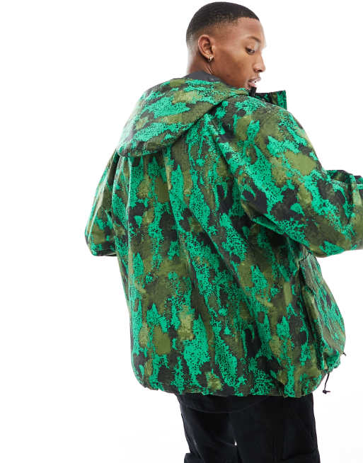 Green camo deals north face jacket