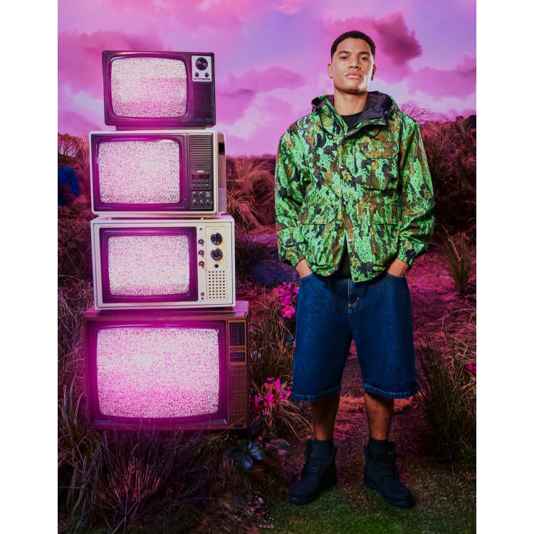 The North Face – M66 Utility – Regenjacke mit grünem Military  