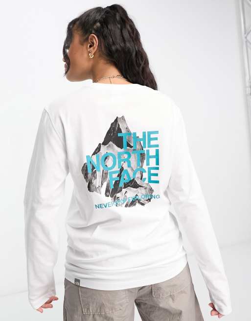 Maglietta bianca north face deals