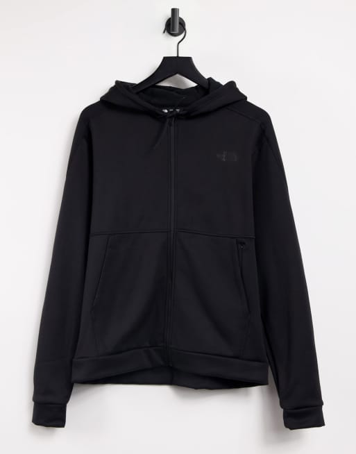 The North Face Mans Best full zip hoodie in black