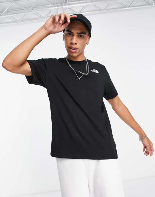 The north face t shirt noir new arrivals