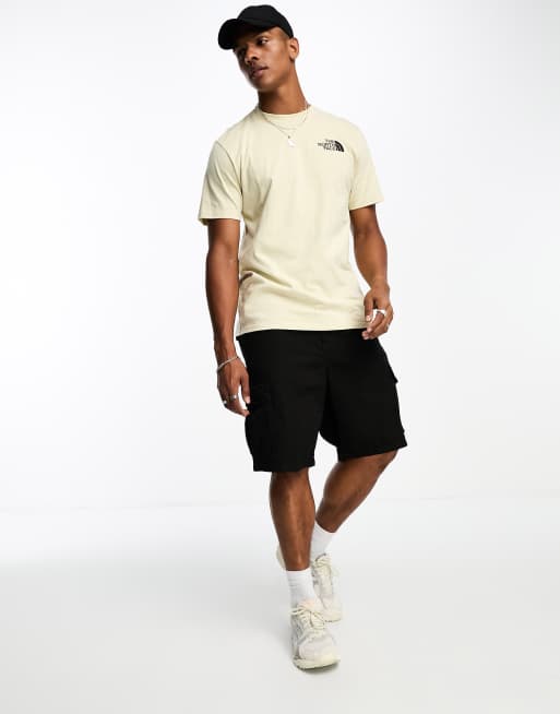 The North Face matterhorn face T-shirt in beige - Exclusive to