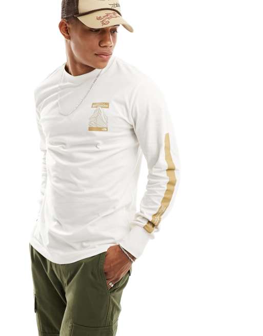 The North Face – Matterhorn – Langärmliges Shirt in gebrochenem Weiß