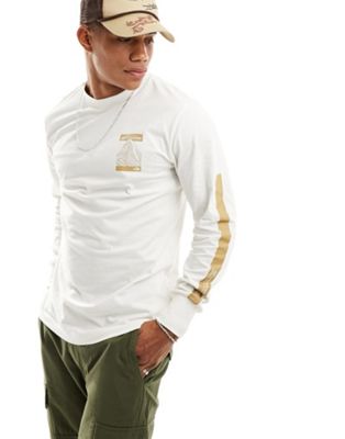 The North Face Matterhorn long sleeve t-shirt in off white - ASOS Price Checker