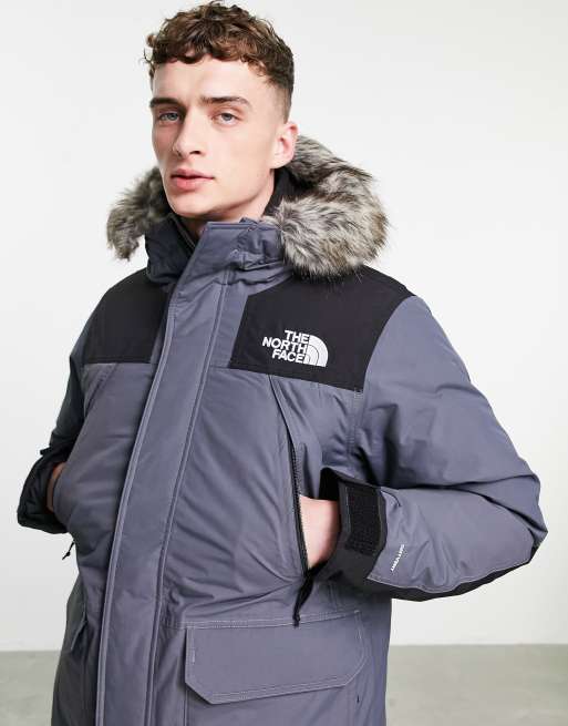 north face mcmurdo parka grey