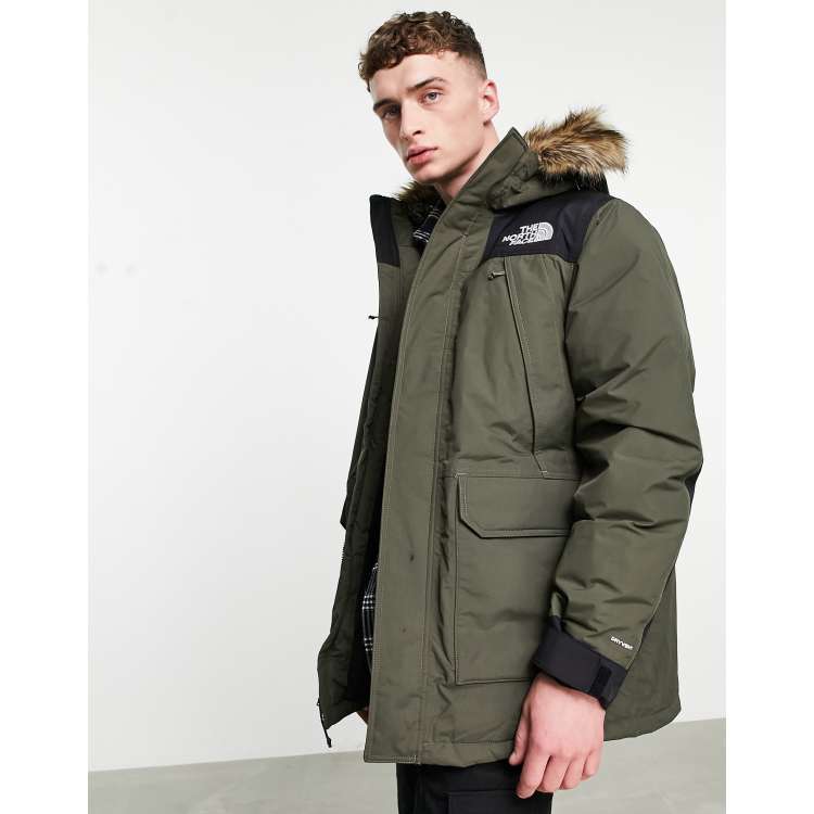 The North Face McMurdo parka jacket in green | ASOS