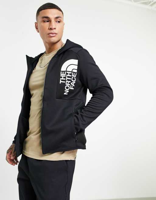 zwarte hoodie the north face