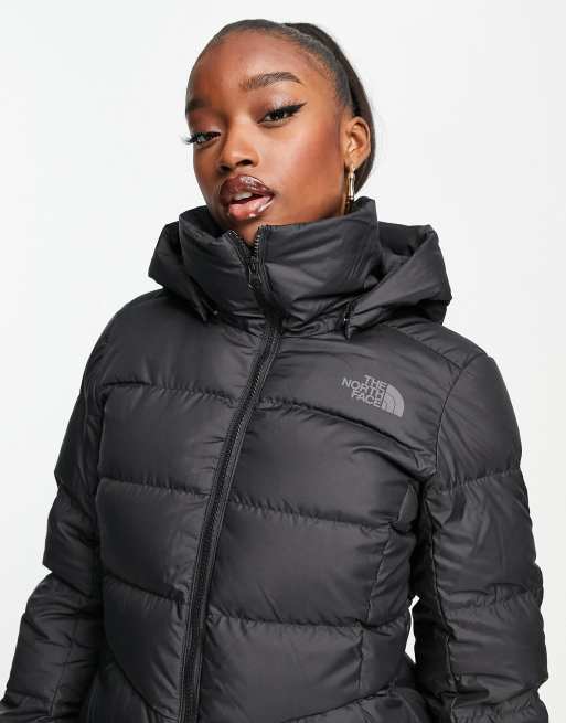 The North Face – Metropolis – Czarna puchowa parka z kapturem, 3 z 4