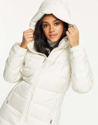 north face metropolis parka vintage white