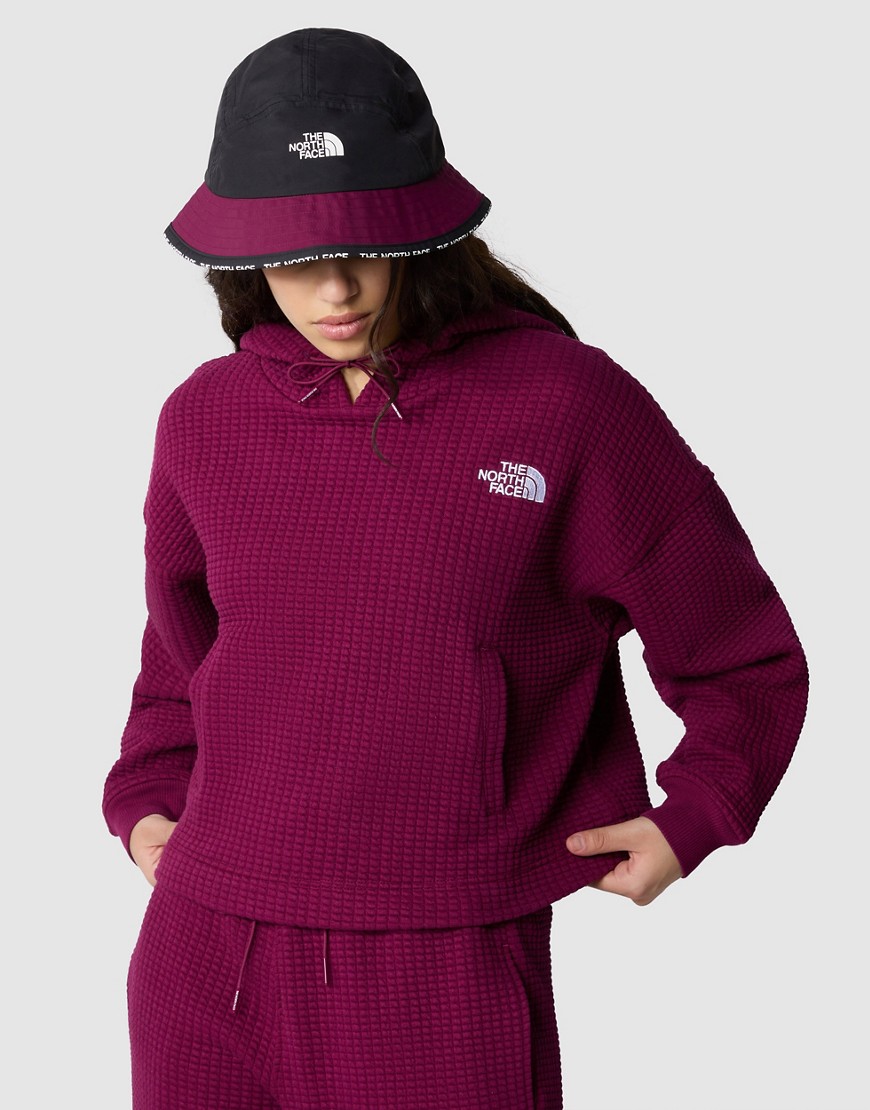 The North Face Mhysa hoodie in boysenberry-Red
