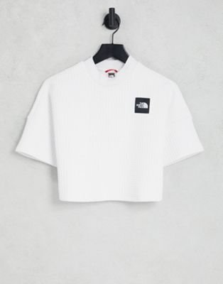 The North Face Mhysa Quilted t-shirt in white