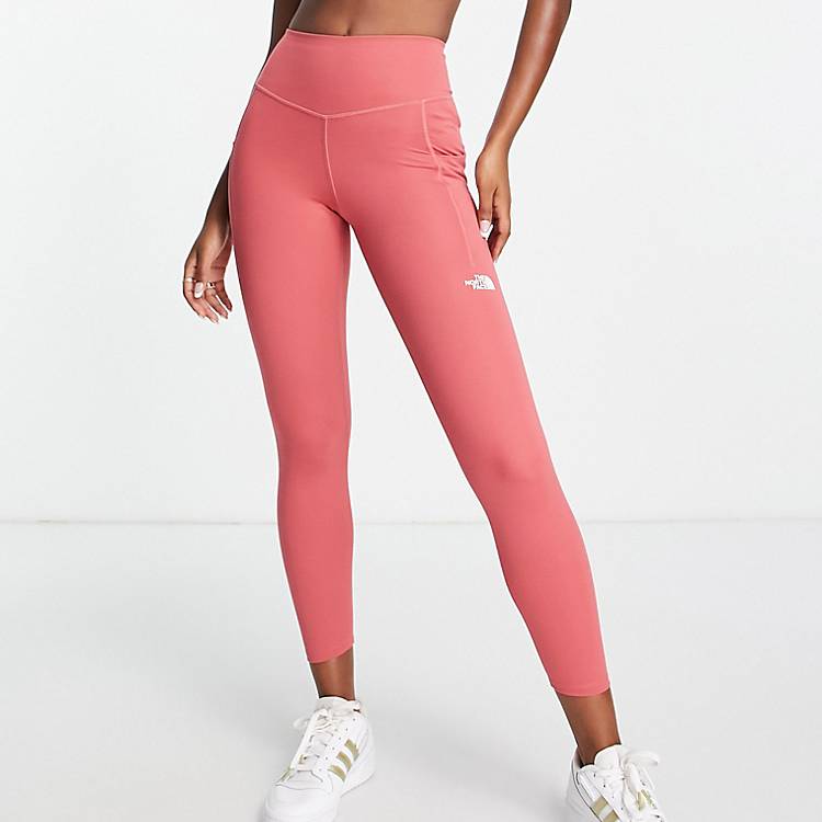 The North Face Midline high-rise pocket leggings in pink
