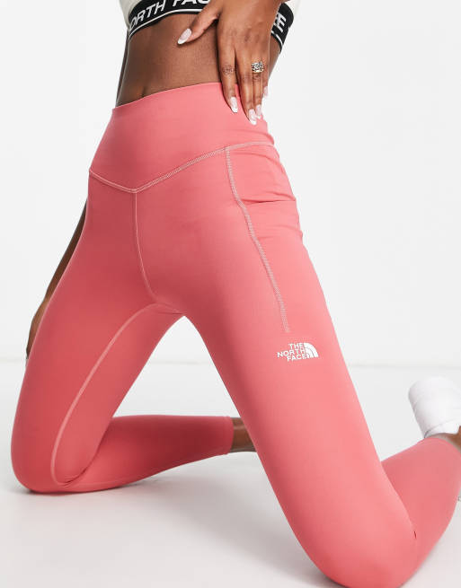 The North Face Midline high-rise pocket leggings in pink