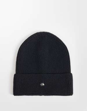 The North Face mini box logo beanie in black