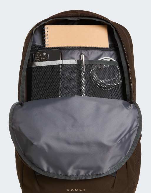 The North Face - mochila Vault en castaño oscuro/granate, 2 de 4