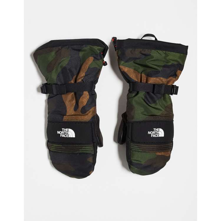 The North Face Montana Guanti da sci neri e mimetici