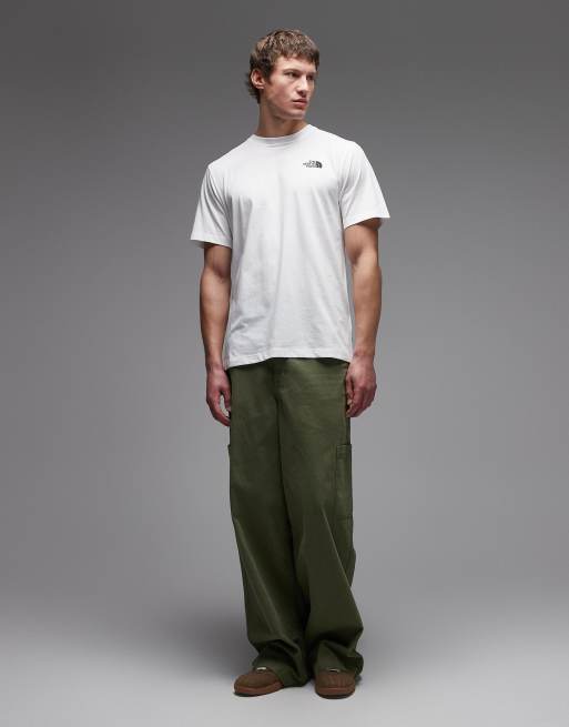 The North Face – Monte – Biały T-shirt z nadrukiem na plecach, 2 z 5
