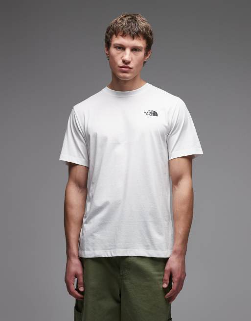 The North Face – Monte – Biały T-shirt z nadrukiem na plecach, 3 z 5