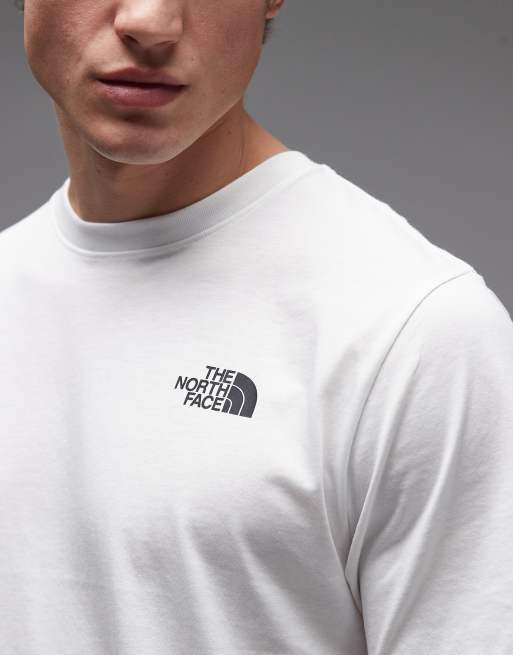 The North Face – Monte – Biały T-shirt z nadrukiem na plecach, 5 z 5