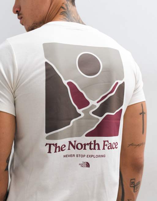 The North Face Monte grafisk T-shirt i hvid, 4 af 5