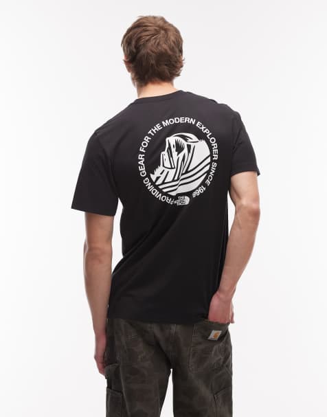 The North Face - Monte - Sort T-shirt med rygprint - view 1