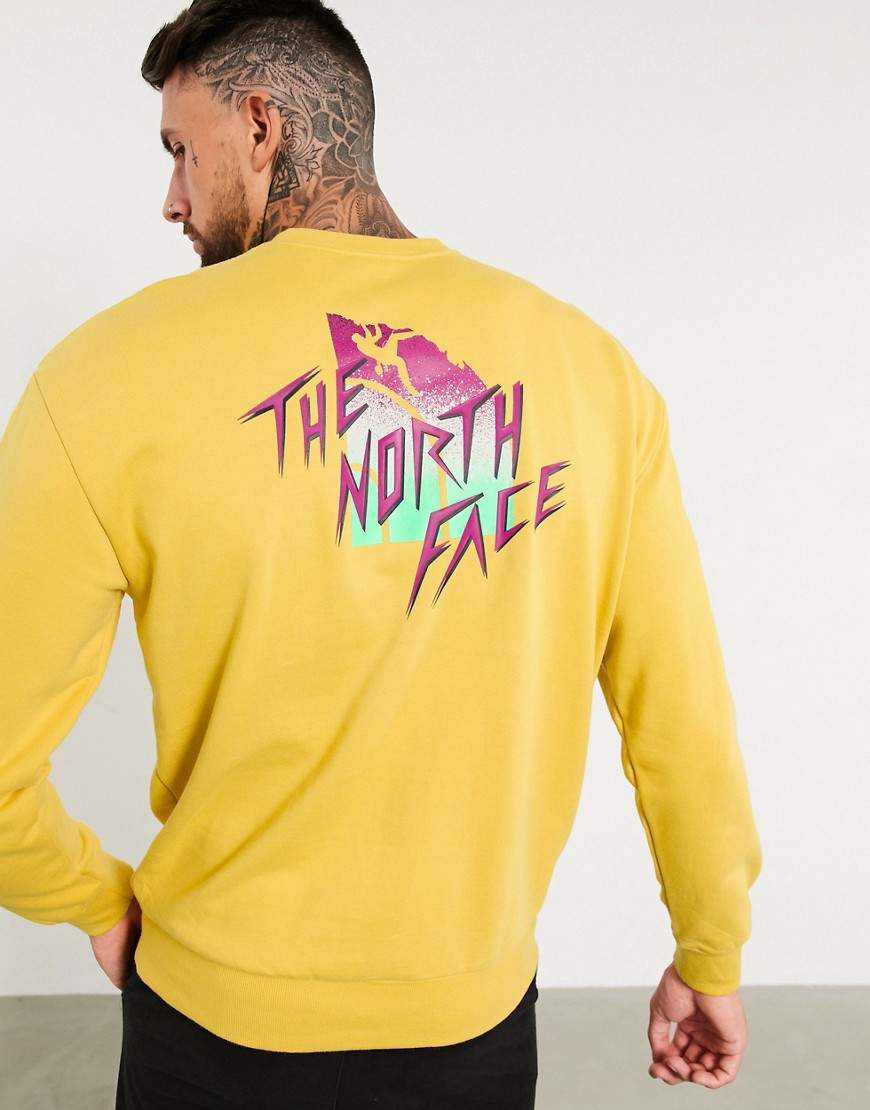 The North Face - MOS - Sweatshirt met ronde hals in geel