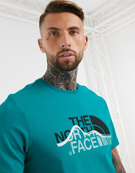 The North Face Mount Line t-shirt in green