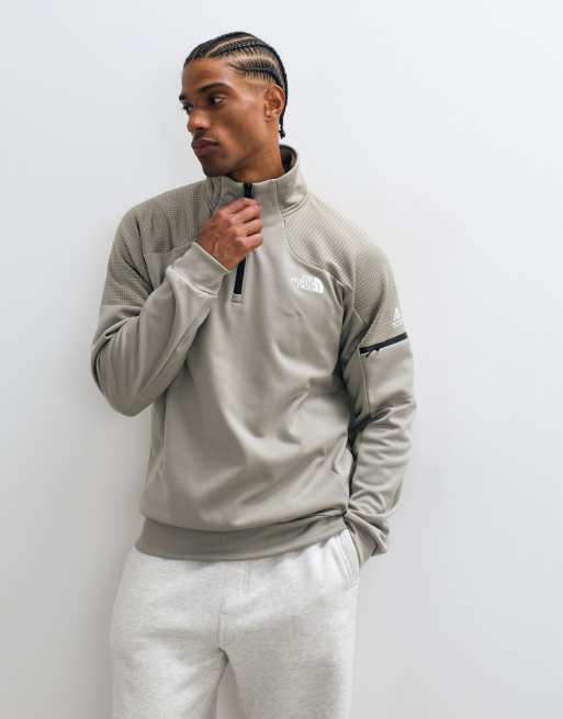 The North Face Mountain Atheltics 1/4 zip fleece i grå, 5 af 5