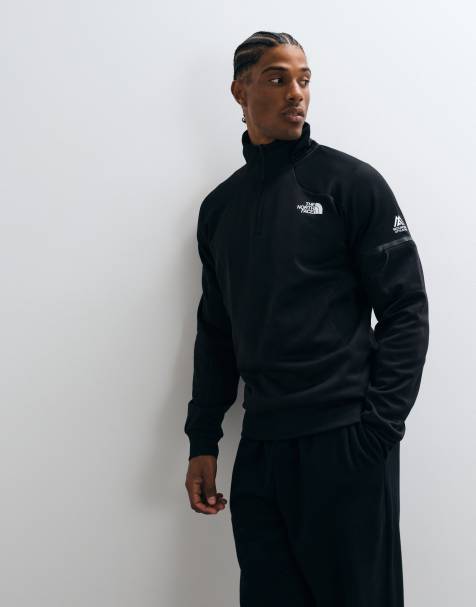The North Face Mountain Atheltics bluza polarowa z zamkiem 1/4 w kolorze czarnym - view 1