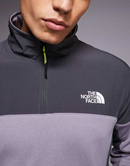 The North Face – Mountain Athletic – Fleece-Oberteil in Grau mit 1/4-Reißverschluss, 4 von 5